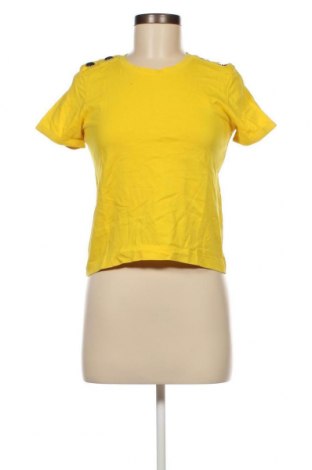 Дамска блуза Zara, Размер S, Цвят Жълт, Цена 5,60 лв.