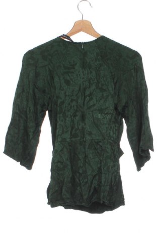 Bluză de femei Zara, Mărime XS, Culoare Verde, Preț 20,66 Lei