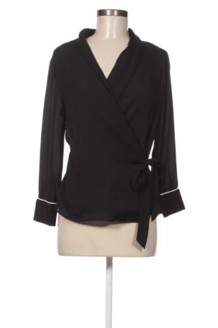Дамска блуза Zara, Размер M, Цвят Черен, Цена 11,94 лв.