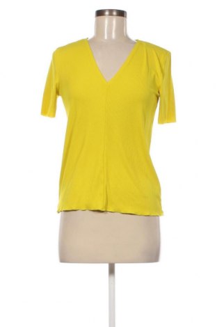 Дамска блуза Zara, Размер M, Цвят Жълт, Цена 27,52 лв.