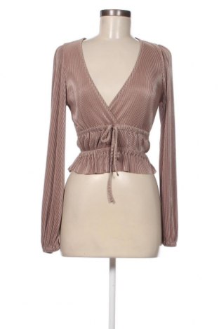 Дамска блуза Zara, Размер S, Цвят Кафяв, Цена 13,50 лв.