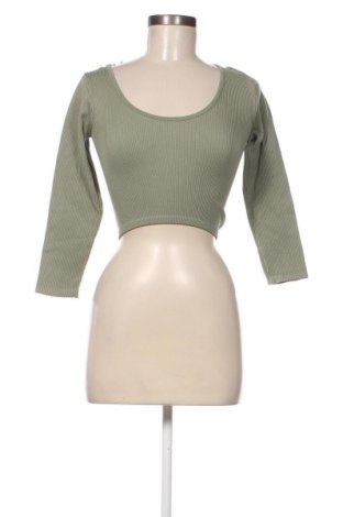 Дамска блуза Zara, Размер M, Цвят Зелен, Цена 11,07 лв.