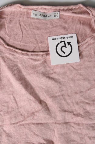 Damen Shirt Zara Knitwear, Größe M, Farbe Rosa, Preis 4,32 €