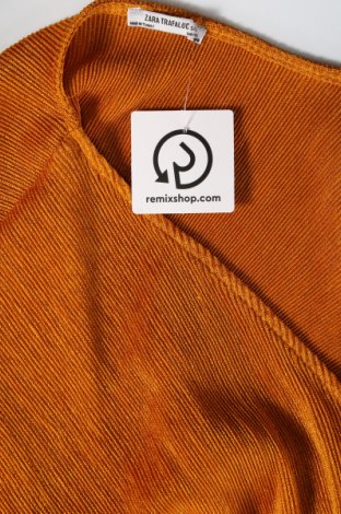Дамска блуза Zara Trafaluc, Размер S, Цвят Оранжев, Цена 10,20 лв.