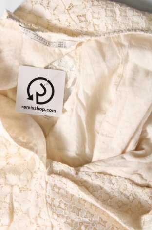 Bluză de femei Zara Trafaluc, Mărime S, Culoare Ecru, Preț 27,55 Lei