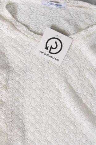 Γυναικεία μπλούζα Zara Trafaluc, Μέγεθος S, Χρώμα Λευκό, Τιμή 5,85 €