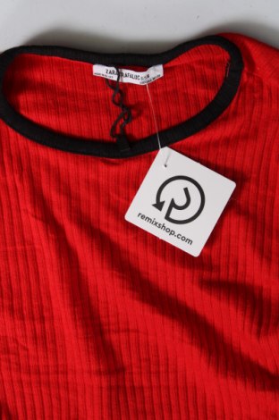 Bluză de femei Zara Trafaluc, Mărime S, Culoare Roșu, Preț 26,65 Lei