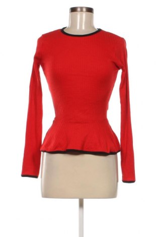 Дамска блуза Zara Trafaluc, Размер S, Цвят Червен, Цена 13,50 лв.