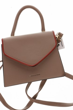 Γυναικεία τσάντα Charles & Keith, Χρώμα  Μπέζ, Τιμή 16,70 €