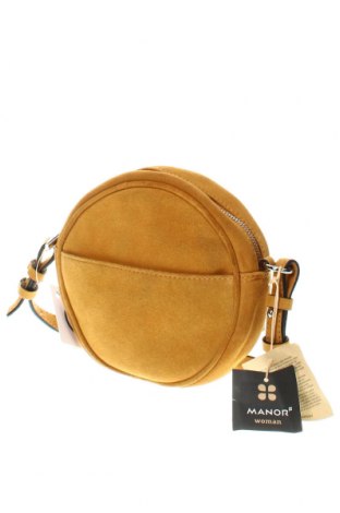 Γυναικεία τσάντα Manor, Χρώμα Κίτρινο, Τιμή 57,53 €