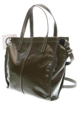 Дамска чанта Massimo Dutti, Цвят Зелен, Цена 55,13 лв.