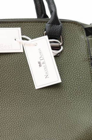 Дамска чанта Nicole & Doris, Цвят Зелен, Цена 93,00 лв.
