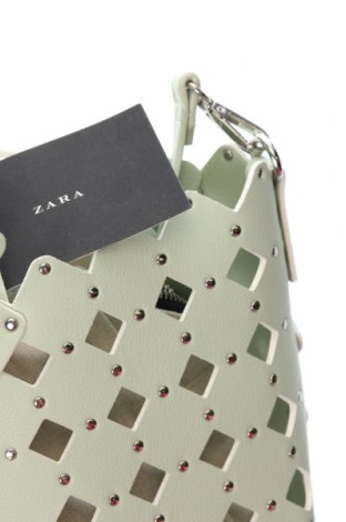 Дамска чанта Zara, Цвят Зелен, Цена 46,00 лв.
