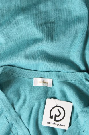 Damen Strickjacke Atelier, Größe M, Farbe Blau, Preis 8,01 €