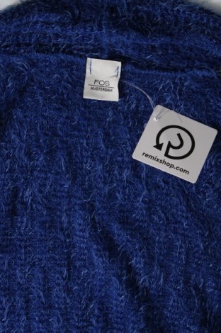 Damen Strickjacke FOS Amsterdam, Größe L, Farbe Blau, Preis 2,92 €