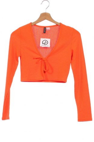 Дамска жилетка H&M Divided, Размер XS, Цвят Оранжев, Цена 16,53 лв.