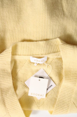 Γυναικεία ζακέτα Kookai, Μέγεθος S, Χρώμα Κίτρινο, Τιμή 18,04 €