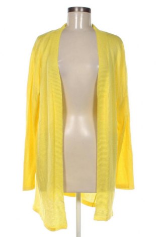 Γυναικεία ζακέτα Laura Torelli, Μέγεθος XL, Χρώμα Κίτρινο, Τιμή 9,69 €