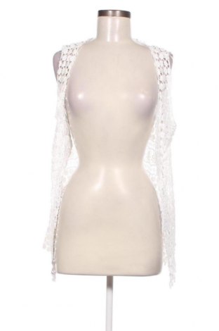 Γυναικεία ζακέτα Lisa Tossa, Μέγεθος L, Χρώμα Λευκό, Τιμή 3,80 €