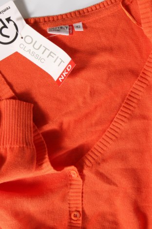 Damen Strickjacke Nkd, Größe L, Farbe Orange, Preis 4,48 €