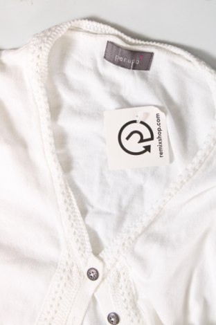 Damen Strickjacke Per Una By Marks & Spencer, Größe M, Farbe Weiß, Preis 20,97 €