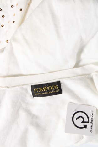 Γυναικεία ζακέτα Pompoos Design By Harald Gloockler, Μέγεθος XL, Χρώμα Λευκό, Τιμή 38,35 €