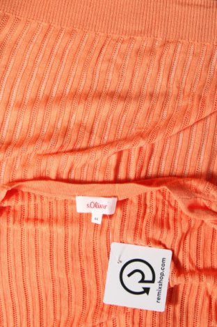 Γυναικεία ζακέτα S.Oliver, Μέγεθος XL, Χρώμα Πορτοκαλί, Τιμή 13,69 €