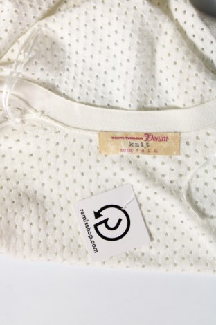 Damen Strickjacke Tom Tailor, Größe XS, Farbe Weiß, Preis 28,53 €