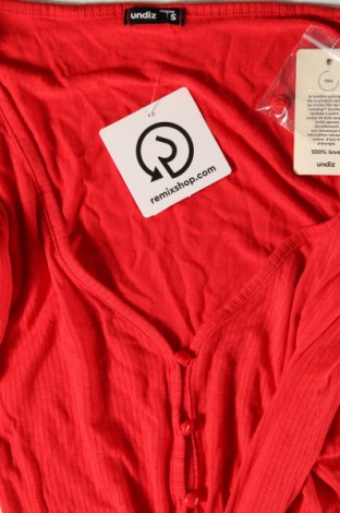 Damen Strickjacke Undiz, Größe S, Farbe Rot, Preis € 4,79