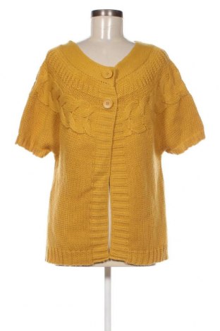 Γυναικεία ζακέτα Yessica, Μέγεθος XL, Χρώμα Κίτρινο, Τιμή 6,23 €