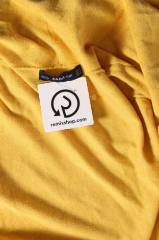 Γυναικεία ζακέτα Zara Knitwear, Μέγεθος S, Χρώμα Κίτρινο, Τιμή 4,20 €