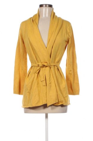 Дамска жилетка Zara Knitwear, Размер S, Цвят Жълт, Цена 8,21 лв.