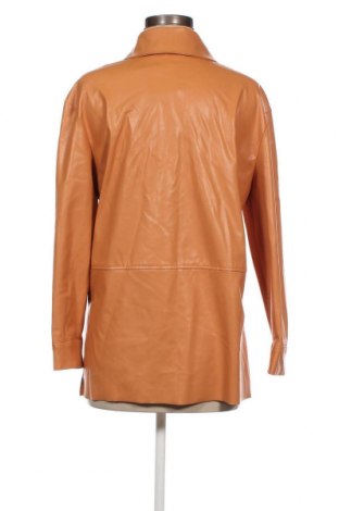 Дамска кожена риза Bgn Workshop, Размер M, Цвят Оранжев, Цена 19,34 лв.