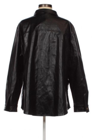 Дамска кожена риза Mia Moda, Размер XXL, Цвят Черен, Цена 34,00 лв.