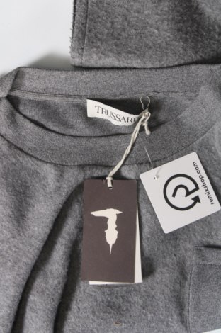 Damen Fleece Shirt Trussardi, Größe XS, Farbe Grau, Preis 21,03 €
