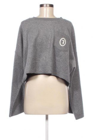 Γυναικεία μπλούζα fleece Trussardi, Μέγεθος XS, Χρώμα Γκρί, Τιμή 21,03 €