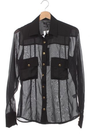 Γυναικείο πουκάμισο, Μέγεθος XS, Χρώμα Μαύρο, Τιμή 9,21 €