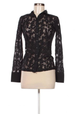 Γυναικείο πουκάμισο, Μέγεθος M, Χρώμα Μαύρο, Τιμή 3,85 €