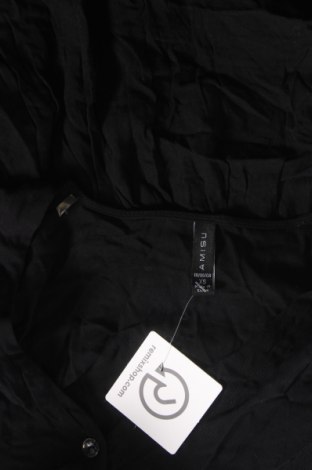 Γυναικείο πουκάμισο Amisu, Μέγεθος XS, Χρώμα Μαύρο, Τιμή 4,64 €
