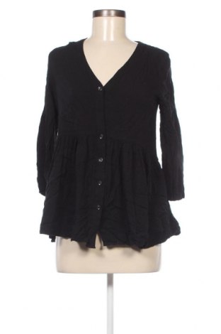 Γυναικείο πουκάμισο Amisu, Μέγεθος XS, Χρώμα Μαύρο, Τιμή 6,96 €