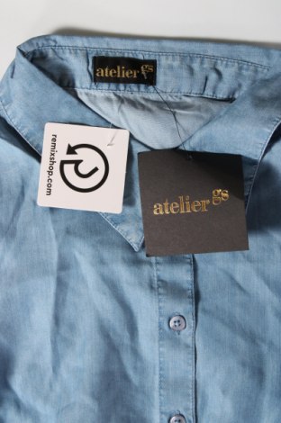 Дамска риза Atelier, Размер L, Цвят Син, Цена 11,73 лв.
