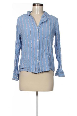 Γυναικείο πουκάμισο Bershka, Μέγεθος M, Χρώμα Μπλέ, Τιμή 7,23 €