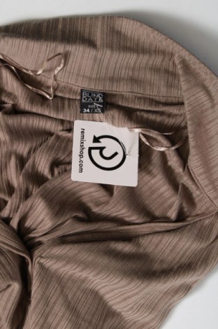 Γυναικείο πουκάμισο Blind Date, Μέγεθος XS, Χρώμα Καφέ, Τιμή 2,32 €