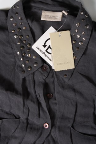 Γυναικείο πουκάμισο Bon'a Parte, Μέγεθος M, Χρώμα Γκρί, Τιμή 5,22 €