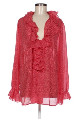 Γυναικείο πουκάμισο Bpc Bonprix Collection, Μέγεθος XXL, Χρώμα Κόκκινο, Τιμή 15,46 €
