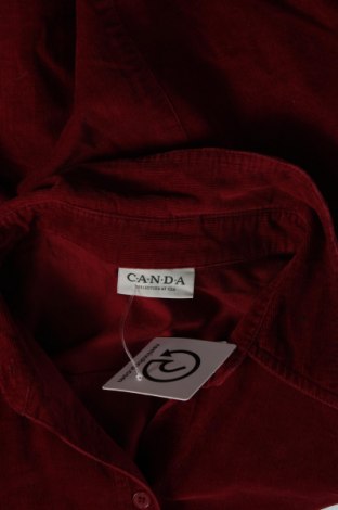 Γυναικείο πουκάμισο Canda, Μέγεθος XL, Χρώμα Κόκκινο, Τιμή 12,83 €