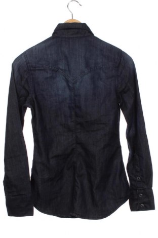 Γυναικείο πουκάμισο Clockhouse, Μέγεθος XS, Χρώμα Μπλέ, Τιμή 3,09 €