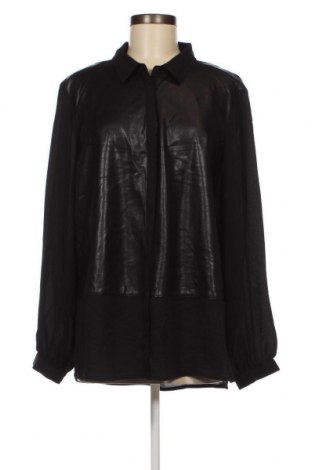 Γυναικείο πουκάμισο Comma,, Μέγεθος XL, Χρώμα Μαύρο, Τιμή 17,81 €