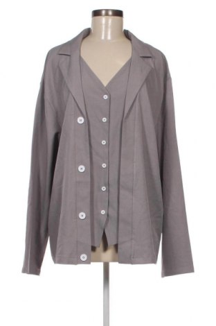 Γυναικείο πουκάμισο Coofandy, Μέγεθος XL, Χρώμα Γκρί, Τιμή 5,41 €