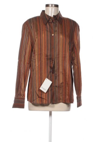 Γυναικείο πουκάμισο Delmod, Μέγεθος XL, Χρώμα Καφέ, Τιμή 11,46 €